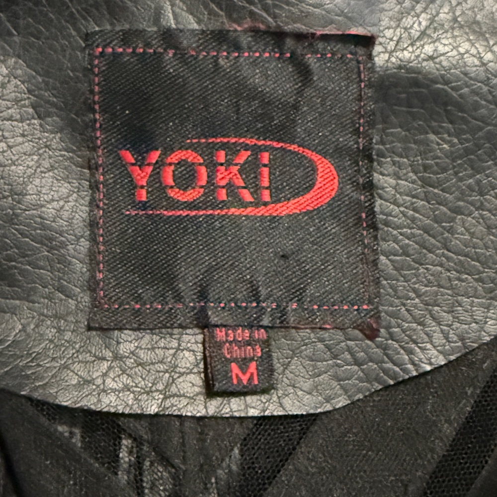 Yoki Black Chevron Pattern Jacket - image 7